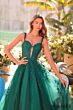 Amarra 88970 Lace-Up Back Sweetheart Neck Dress