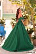 Amarra 88995 Off The Shoulder Bow Sleeve Corset Bodice Dress