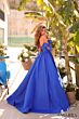 Amarra 88995 Off The Shoulder Bow Sleeve Corset Bodice Dress