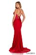Amarra 20019 Plunging Neckline Embellished Dress