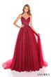 Amarra 88536 Lace Appliques Illusion Corset Dress