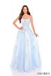 Amarra 88584 Scoop Neck Sheer Corset Dress
