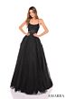 Amarra 88584 Scoop Neck Sheer Corset Dress