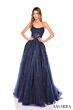 Amarra 88584 Scoop Neck Sheer Corset Dress