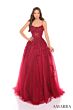 Amarra 88584 Scoop Neck Sheer Corset Dress