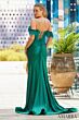 Amarra 88631 Feather Sleeves Corset Dress