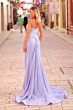 Amarra 88760 Beaded Neckline High Slit Dress