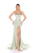 Amarra 88760 Beaded Neckline High Slit Dress