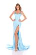 Amarra 88760 Beaded Neckline High Slit Dress