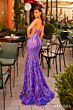 Amarra 88783 Paillettes Skirt Lace-Up Sequin Dress