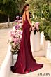 Amarra 88796 Open Back Glitter Corset Dress