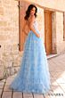 Amarra 88833 Ruffle Skirt Illusion Corset Dress