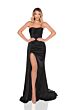 Amarra 88835 Side Tail Strapless Ruched Dress