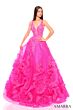 Amarra 88880 Ruffle Skirt Floral Corset Dress