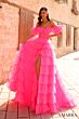 Amarra 94000 Puff Sleeves Ruffle Dress