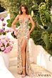 Amarra 94003 Plunging Neckline Embellished Dress