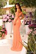 Amarra 94017 Lace-Up Back One Shoulder Dress