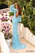 Amarra 94037 Bell Sleeves Bare Back Dress