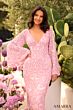 Amarra 94037 Bell Sleeves Bare Back Dress