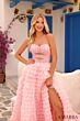 Amarra 88230 Ruffle Skirt Strapless Sweetheart Neck Dress