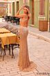 Amarra 88237 Multiple Cutout High Neck Embellished Dress