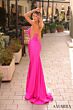 Amarra 88250 Plunging Neckline Strapless Hot Fix Dress
