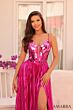 Amarra 88267 Pleated Skirt Mirror Corset Dress