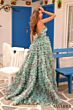 Amarra 88289 Ruffle Skirt Keyhole Floral Dress