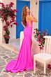 Amarra 88314 High Slit Hot Fix Corset Dress