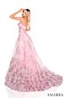 Amarra 88381 Ruffle Hem Strapless Sweetheart Floral Dress