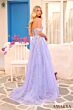 Amarra 88394 High Slit Off The Shoulder Corset Dress