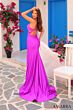 Amarra 88431 Tie Back Knotted Top High Slit Dress