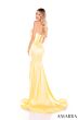 Amarra 88437 Bows and Keyholes Strapless Dress