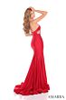 Amarra 88438 Beaded Cutout High Slit Strapless Dress