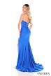 Amarra 88439 Lace Bodice Slit Skirt Strapless Dress