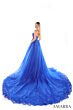 Amarra 88440 Long Train Embellished Strapless Dress