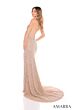 Amarra 88450 Illusion Back High Slit Embellished Dress