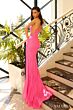 Amarra 88853 High Slit One Shoulder Dress