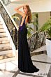 Amarra 88861 High Slit Square Neckline Dress