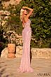 Amarra 89055 Plunging Neckline Embellished Dress