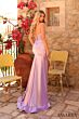 Amarra 89056 Illusion Corset Bodice Lace-Up Dress