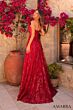 Amarra 89074 Curved Neckline Embellished Dress