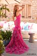 Amarra 89075 Tiered Ruffle Skirt Strapless Dress