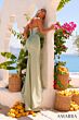 Amarra 89078 Corset Bodice High Slit Dress