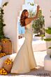 Amarra 89096 Double Keyhole Hotfix Dress