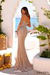Amarra 89099 Keyhole Sweetheart Neck Backless Dress