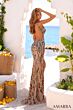 Amarra 89197 Plunging V-Neck Backless Dress
