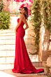 Amarra 89349 High Slit Spaghetti Strap Dress