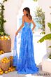 Amarra 89395 Leopard Print with Overskirt Dress