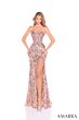 Amarra 89419 Illusion Side Embellished Dress